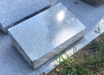 #235-Cln P.hill Bevel Clearance Monument 20 " Long X 10" Thick X 6 " Tall recommended to view monument before purchasing